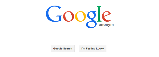 Google Searchonymous